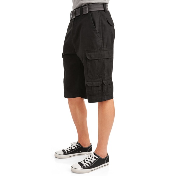 Lazer Men's Belted Ripstop Messenger Cargo Short - Picture 2 of 3